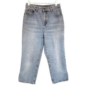 BILL BLASS Vintage Jeans size 10 rigid denim straight leg cropped